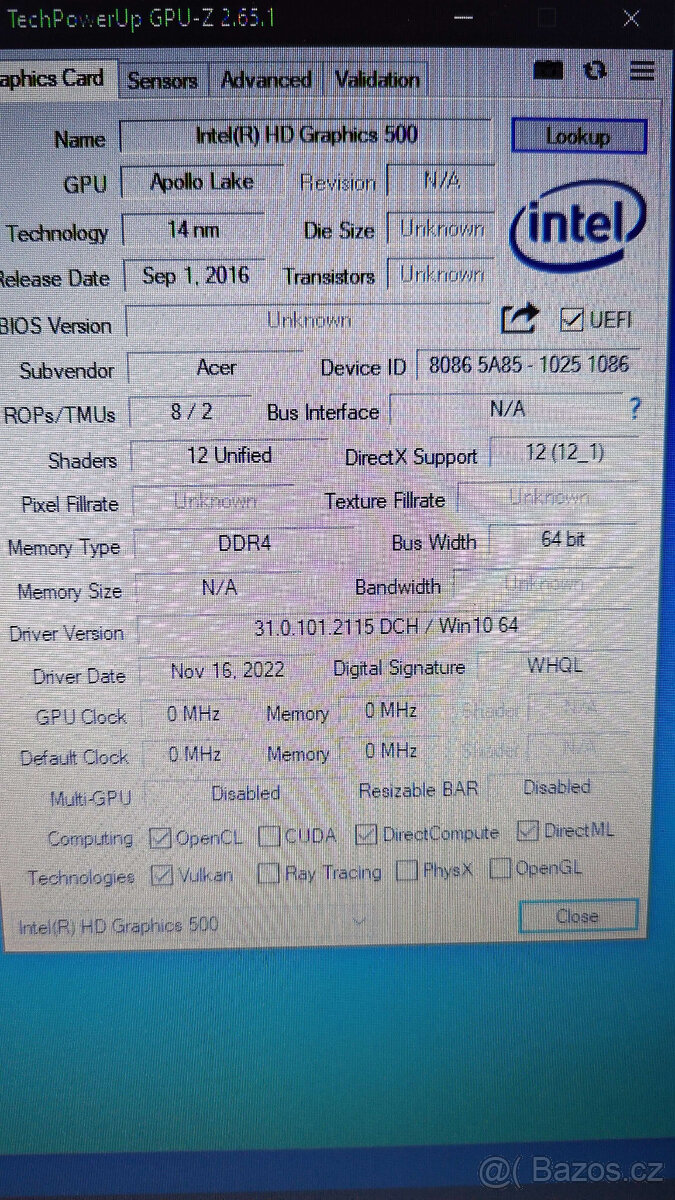 Velký 17" Acer Aspire ES17 – anonymní a optimalizovaný - 5