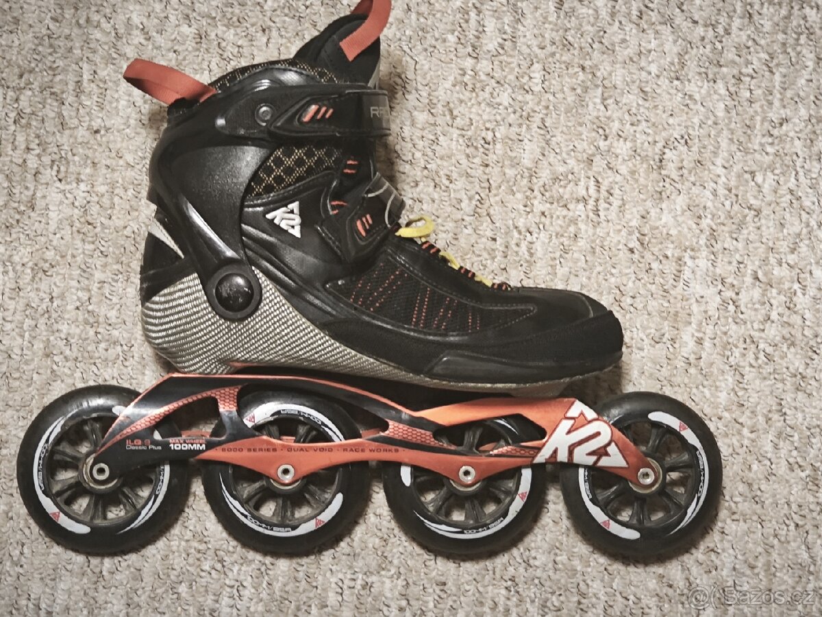 Inline brusle K2 radical 100, vel. Eur 44 - 5
