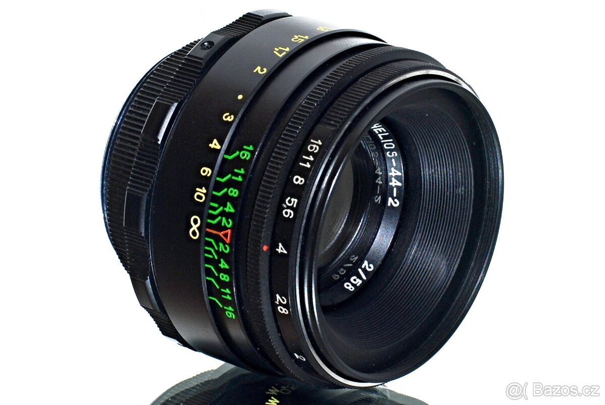 Helios 44-2 2/58mm 8-lamel M42 TOP STAV - 5