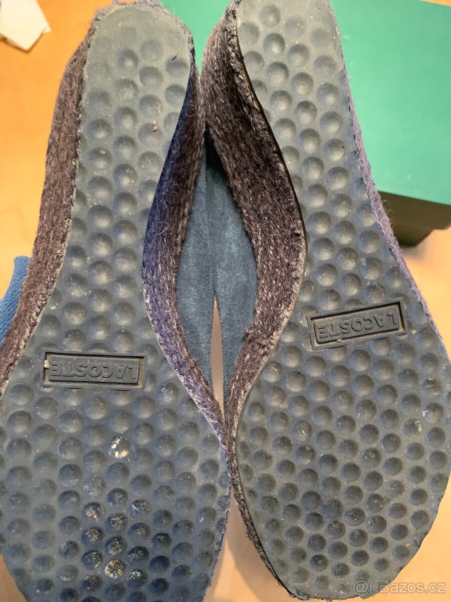 dámské tm. modré botky zn. Lacoste - vel. 38 - 5