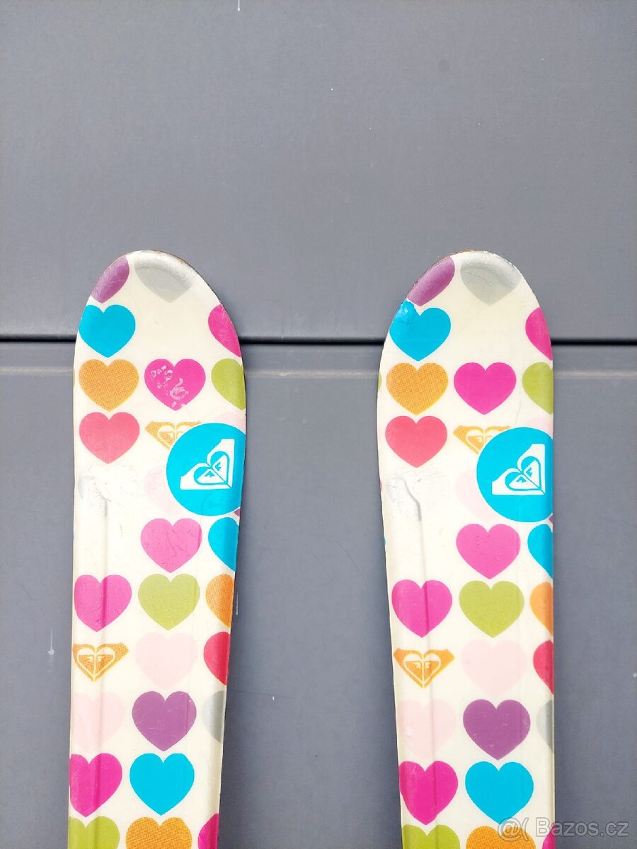 Dívčí lyže ROXY, 110 cm + lyžáky - 5
