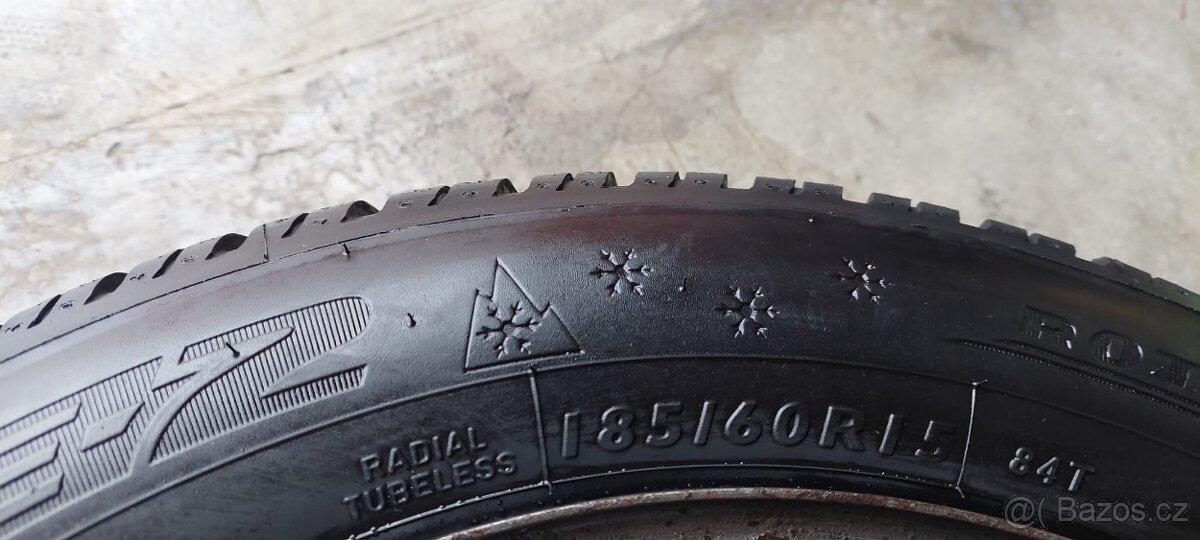 Komplet hybrid.zim.kola15"-Fabia II.+III.,Rapid+pneu DUNLOP - 5