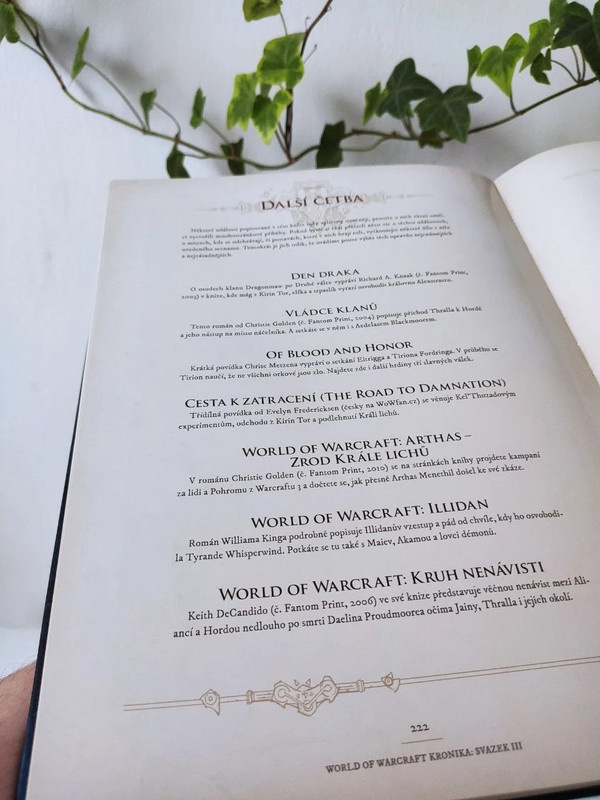 Kniha - encyklopedii World of WarCraft kronika 3 Blizzard CZ - 5