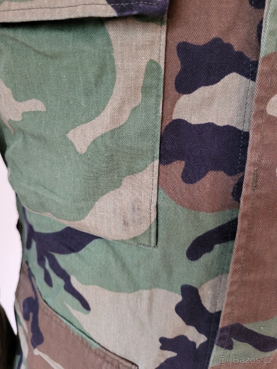 BLŮZA BDU US MARINES WOODLAND MEDIUM - REGULAR - 5
