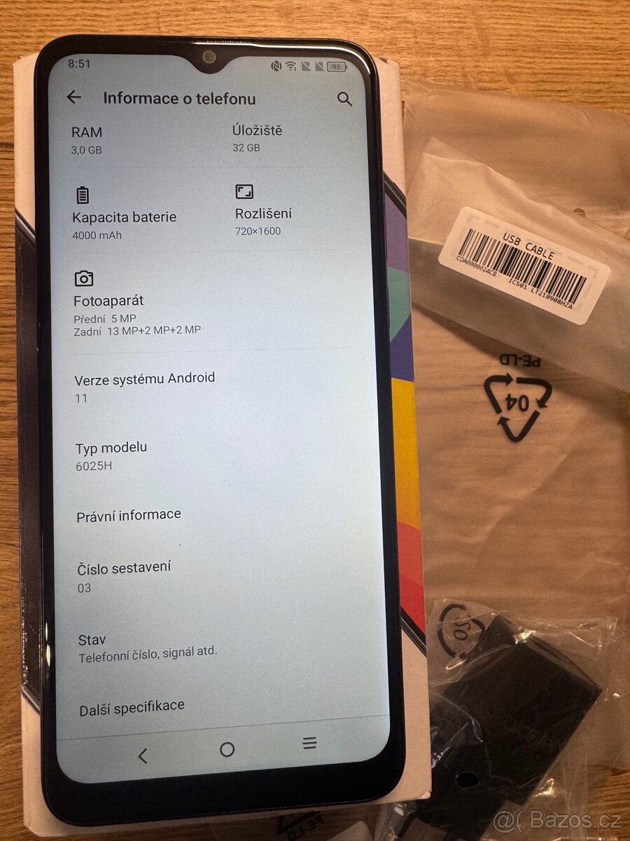 Alcatel 1S 2021 6025H, 32GB, 3GB RAM - 5