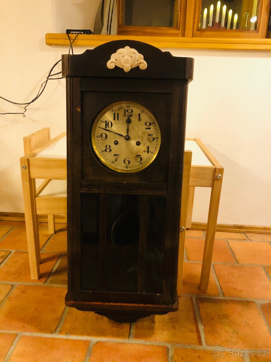 Starozitne nastenne hodiny pendlovky - 5