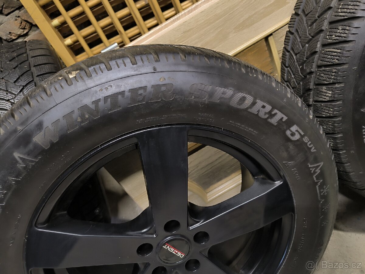 Alu kola MB GLC, Audi 5x112 r18 DEZENT,zim.pneu7m235/60/18 - 5