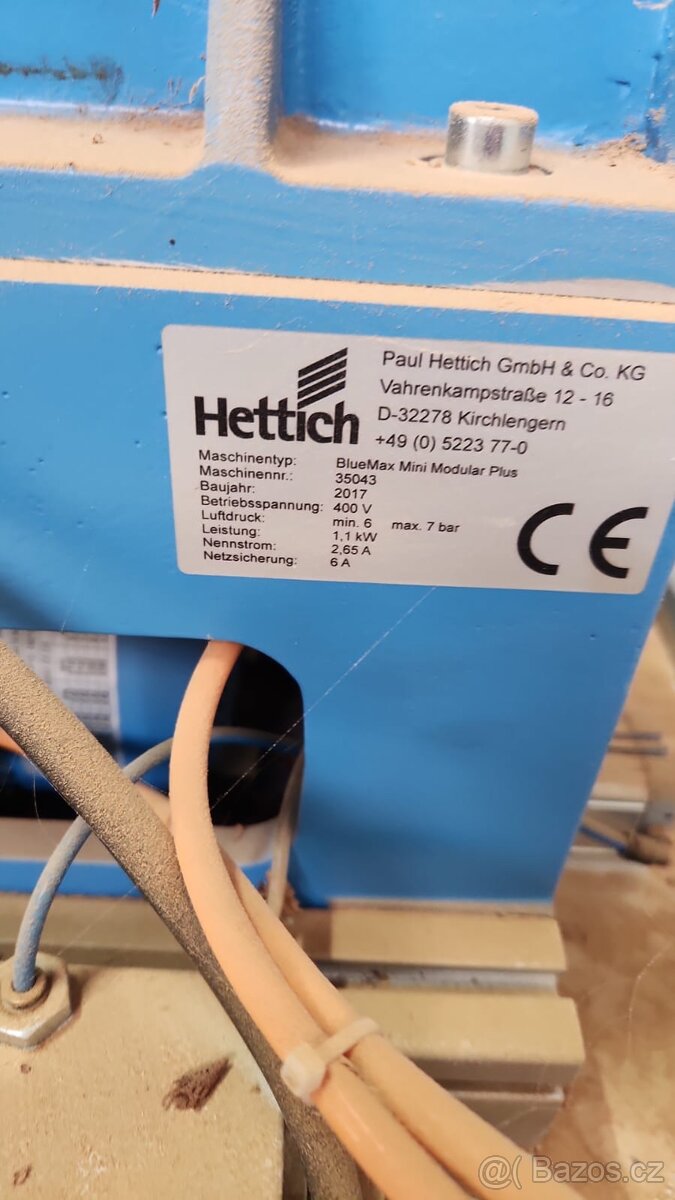 Strojní kolíkovačka HETTICH BLUEMAX MINI - 5