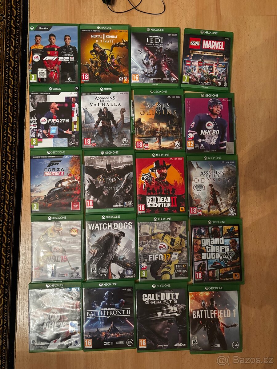 Xbox One 500 GB + 2 ovladače + 20 her + volant - 5