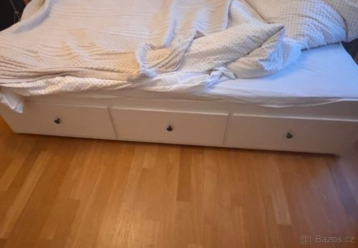 ROZKLÁDACÍ POSTEL IKEA HEMNES S MATRACEMI - 5