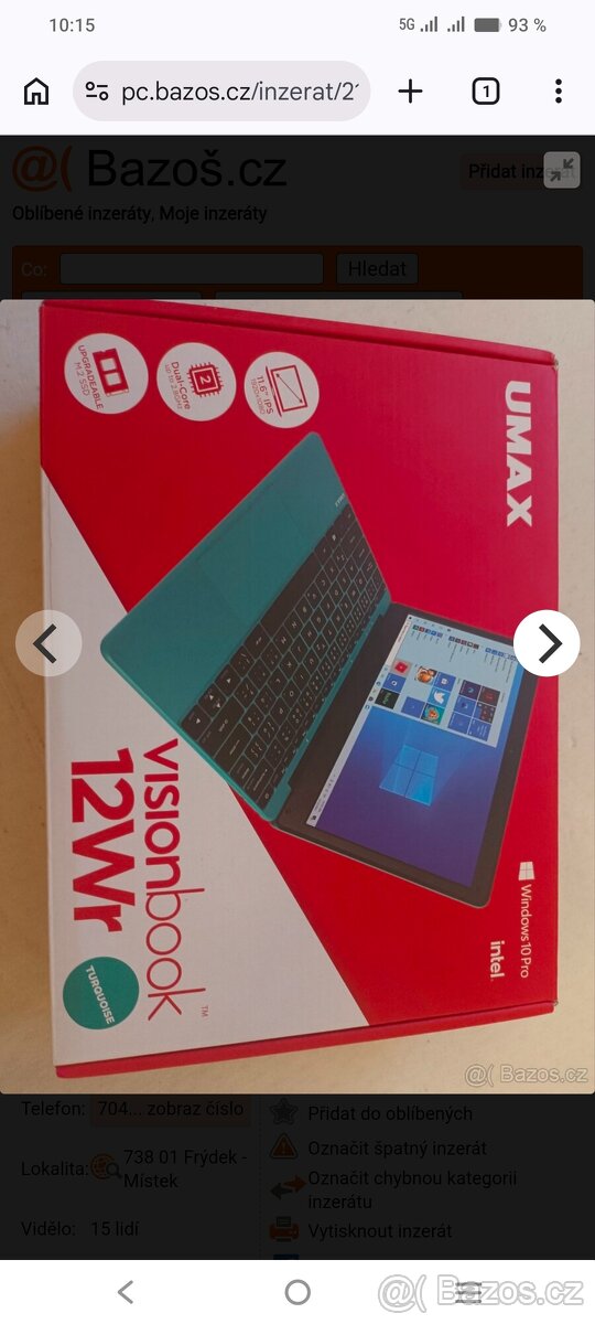 UMAX Visionbook 4gb/64gb - 5