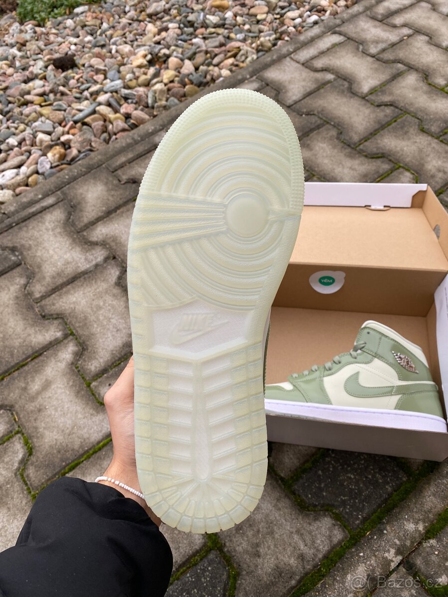 Jordan 1 Mid Khaki Sea Oil, velikost 42 - 5
