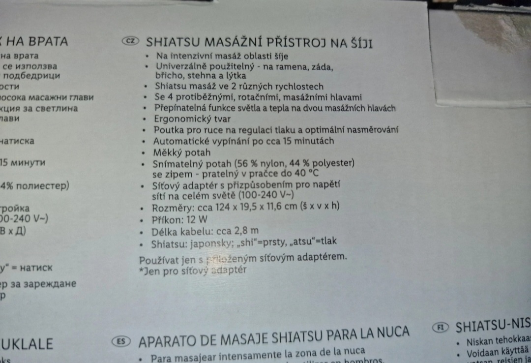 Masážní přístroj na šíji - 5