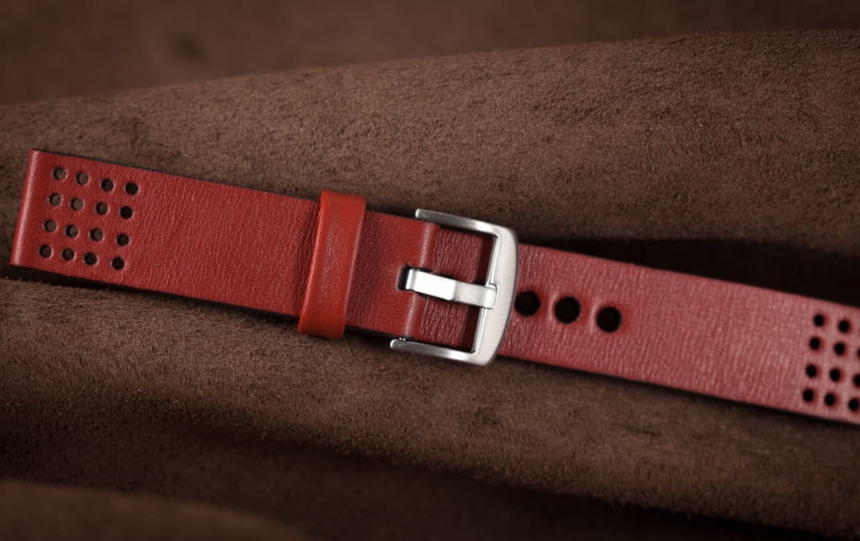 Kožený řemínek č.56 k hodinkám - 5
