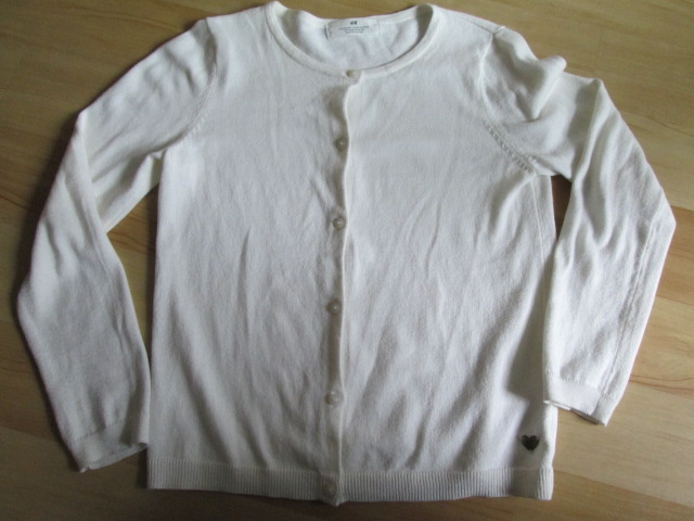 Svetr k šatům bílý vel. 8-10let - 5