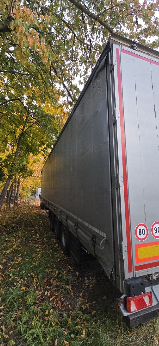 Kögel lowdeck plachtový návěs – 2016 - 5