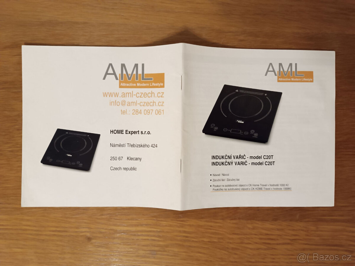 Indukční vařič AML C20T - přenosný - 5