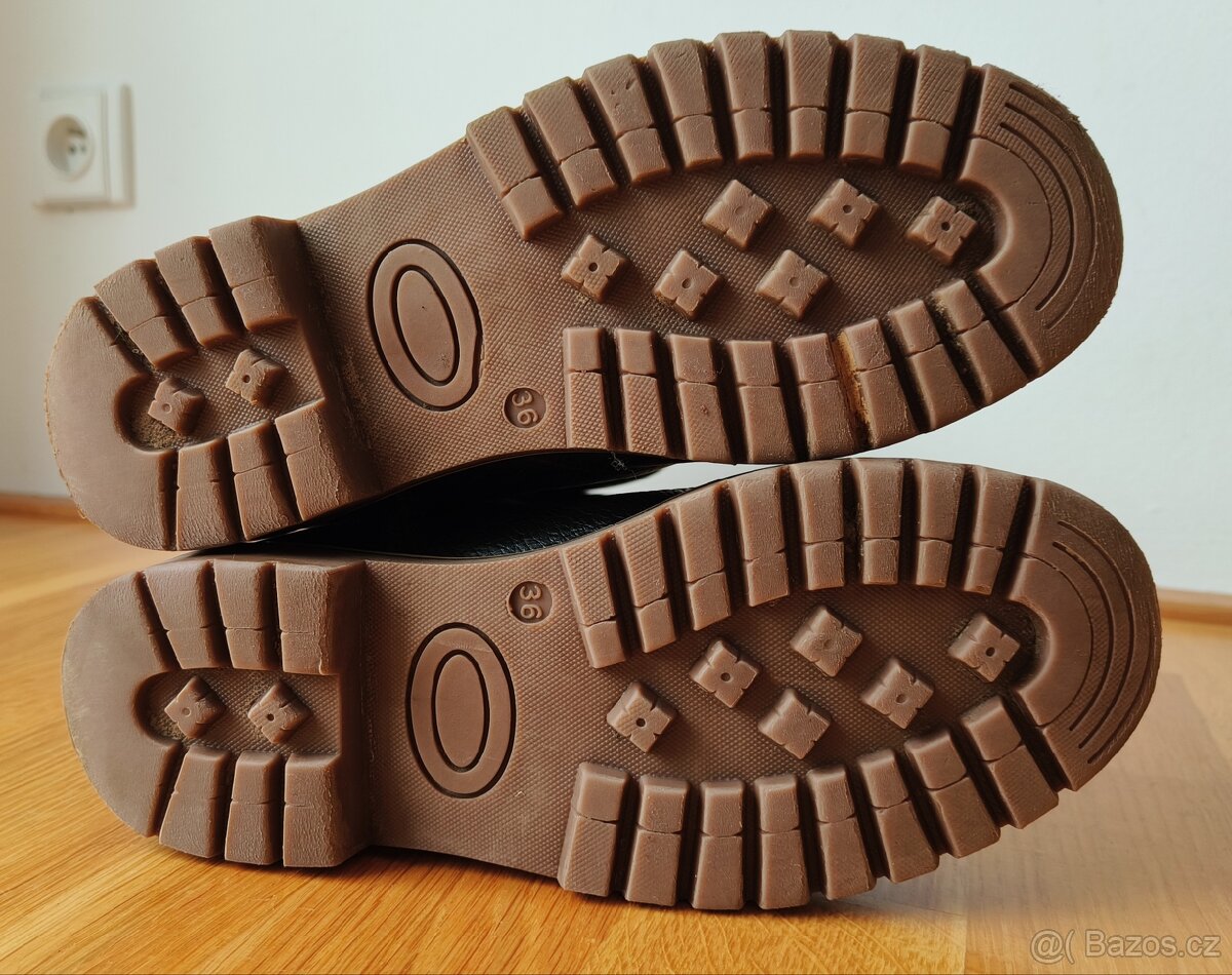 Kozačky kožené vel. 36 - 5