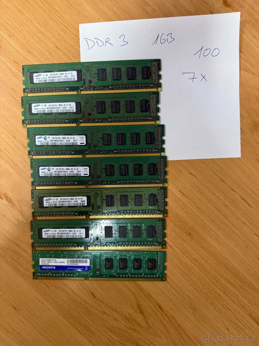 DDR, DDR2, DDR3, DDR4 paměti. SO-DIMM - 5