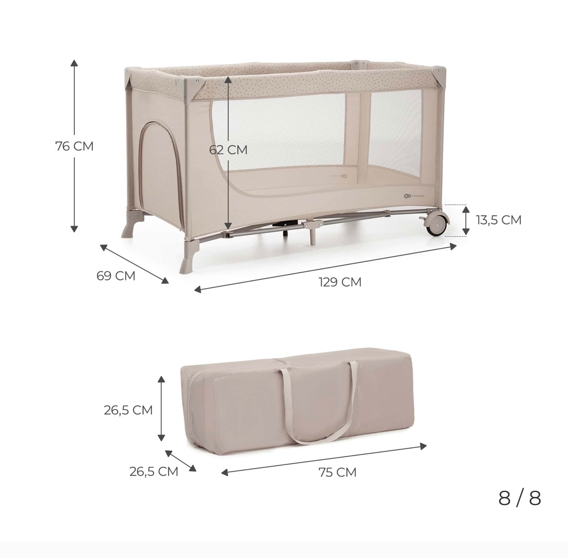 Cestovni postylka Kinderkraft - 5