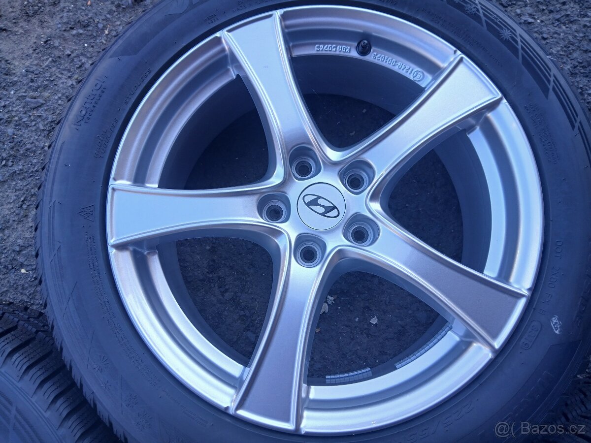 P- Sada NEJETÝCH Alu kol Borbet 225/55R18 zimní - 5