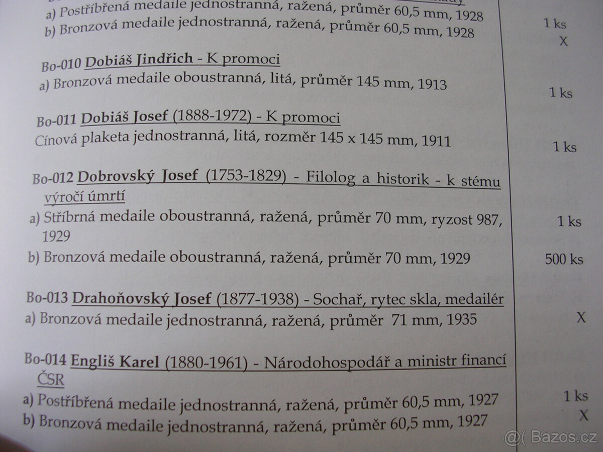 AE medaila 1929 Josef Dobrovský autor J.Šejnost - 5