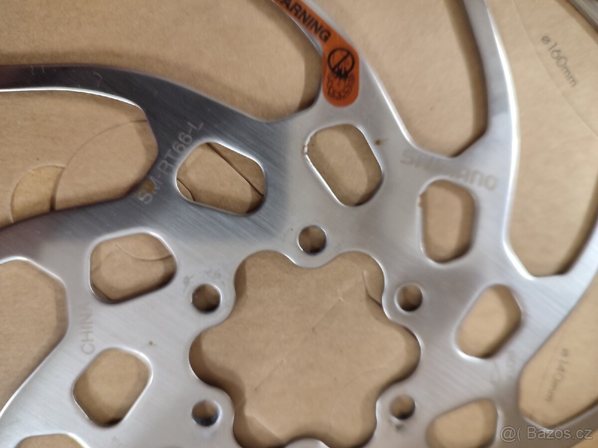 Brzdový kotouče, destičky Shimano Sm-rt 66-M - 5