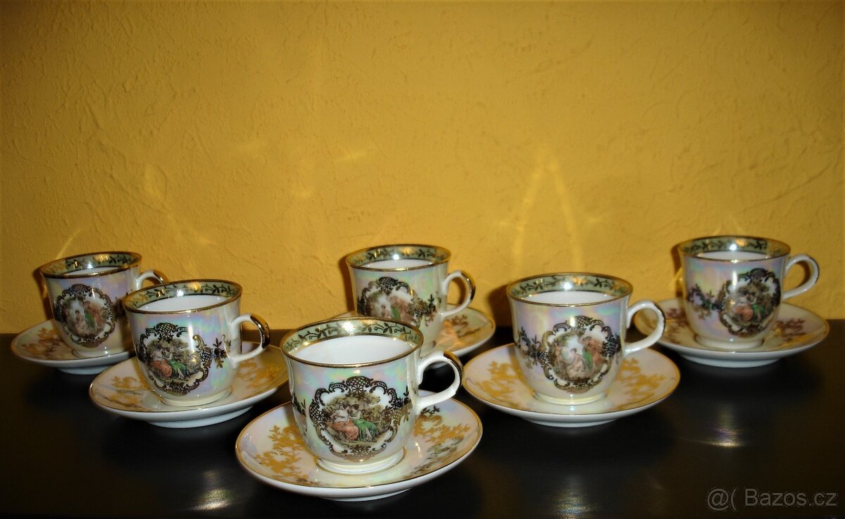 PORCELÁNOVÝ SERVIS - ROMANTICKÝ... - 5