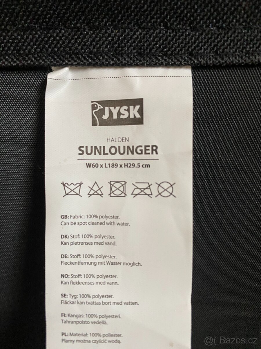 Zahradní lehátko JYSK - 5