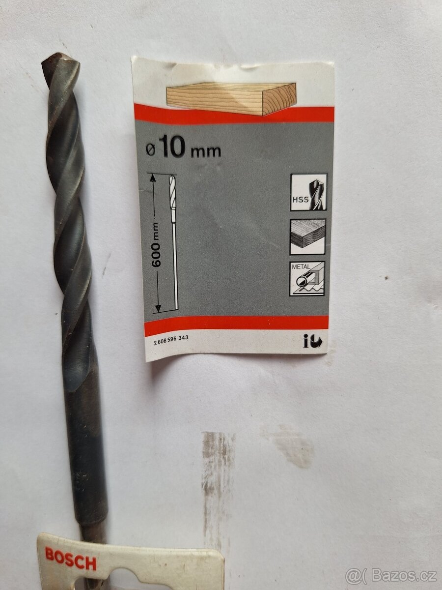 Prodloužené vrtáky BOSCH 600mm do dřeva/kovu - 5