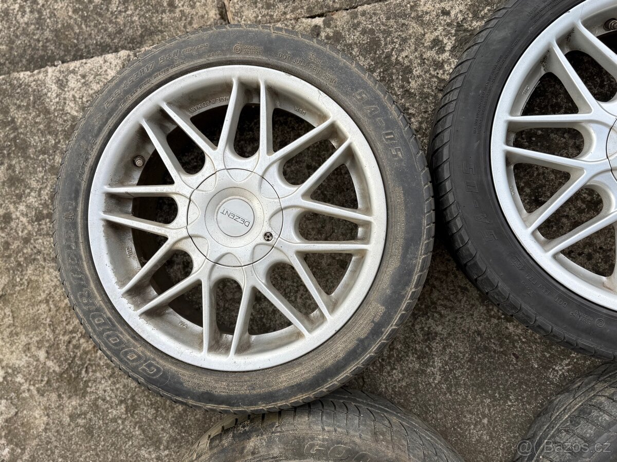 Alu kola Dezent 5x100 R17 s pneu 225/45 R17 – sada - 5