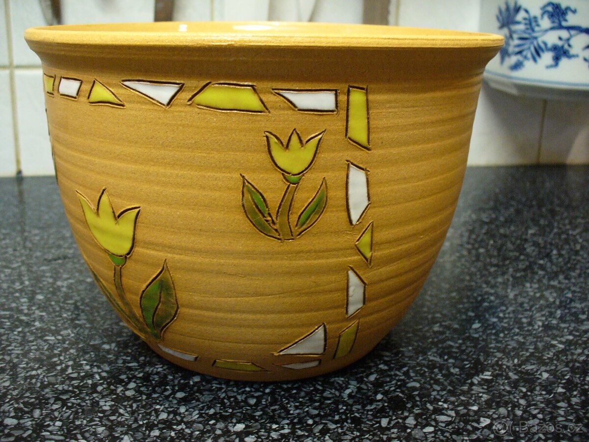 2 keramické květináče - 5