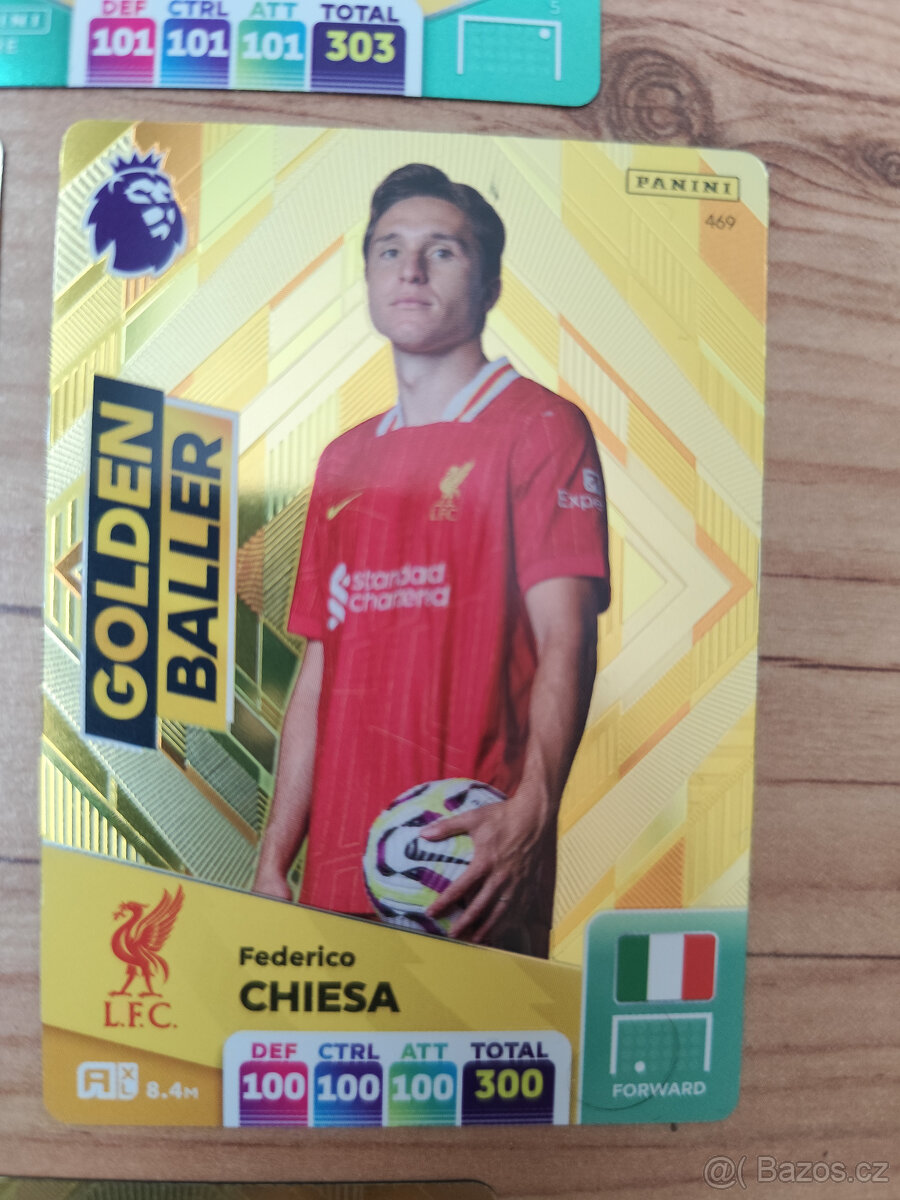 Fotbalové kartičky Premier league 2025 - Golden Baller - 5