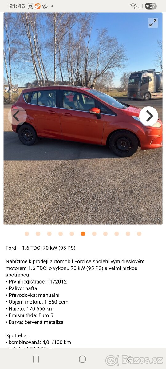 FORD B MAX 1,6 nafta - 5