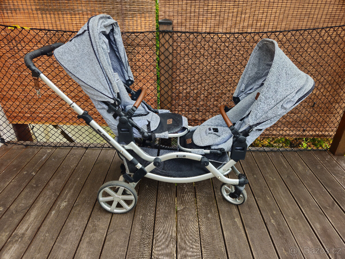 Dvojkočárek ABC DESIGN Zoom Graphite Grey - 5