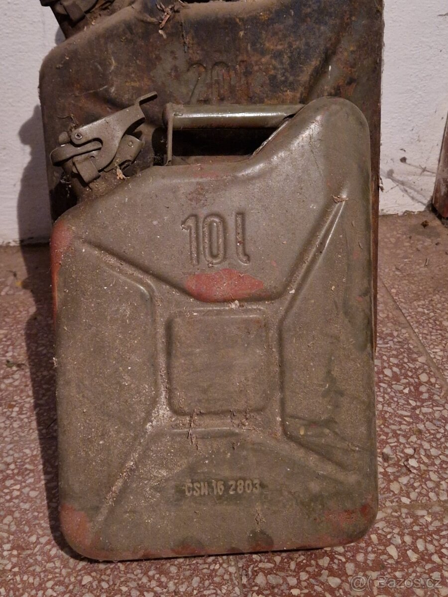 Vojenské kanystry 20L + 10L - 5