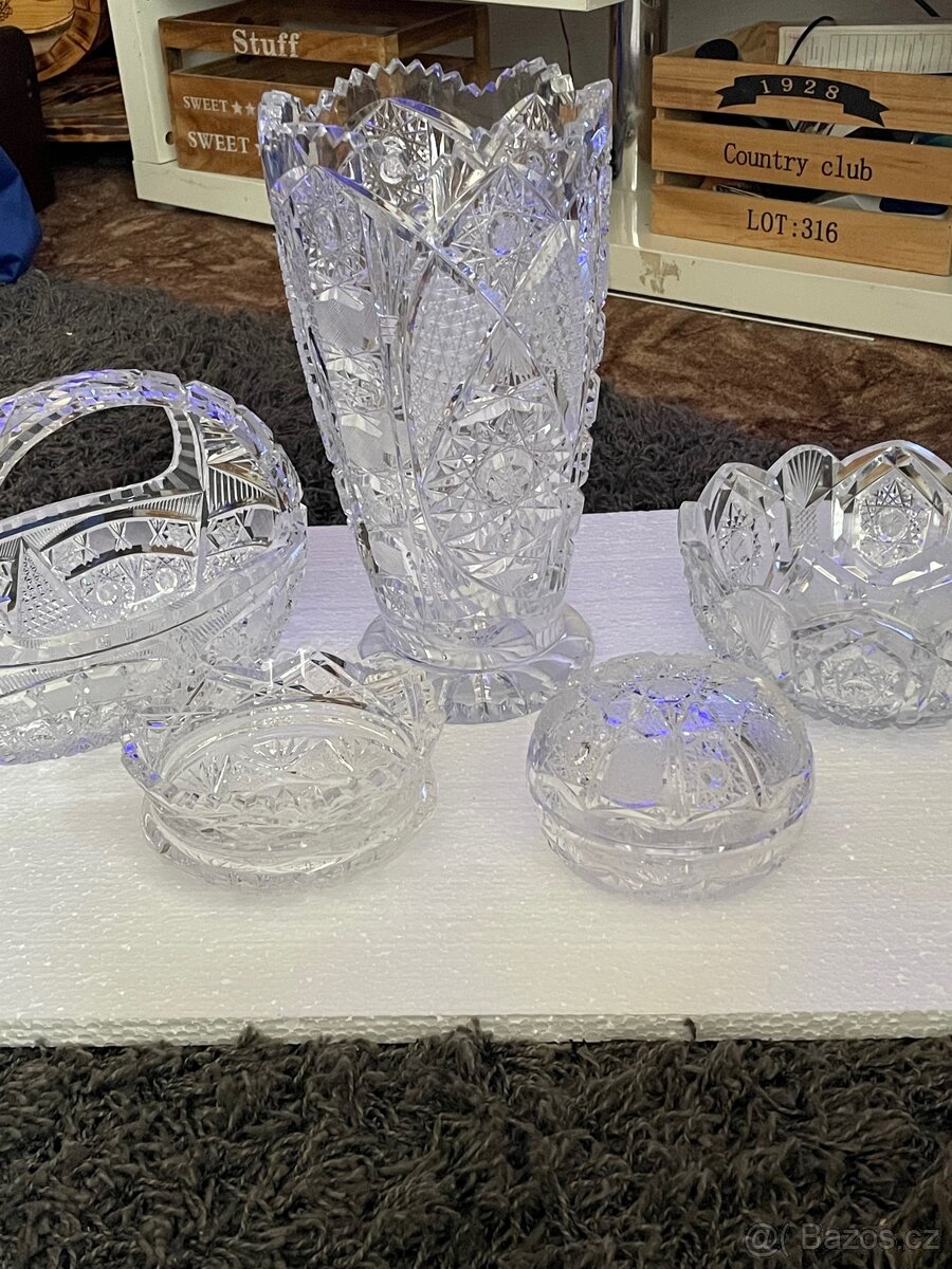 Prodám starožitný porcelán a křišťálový servis.. - 5