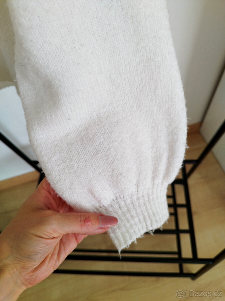 Bílý teplý svetr Orsay vel S (36) - 5