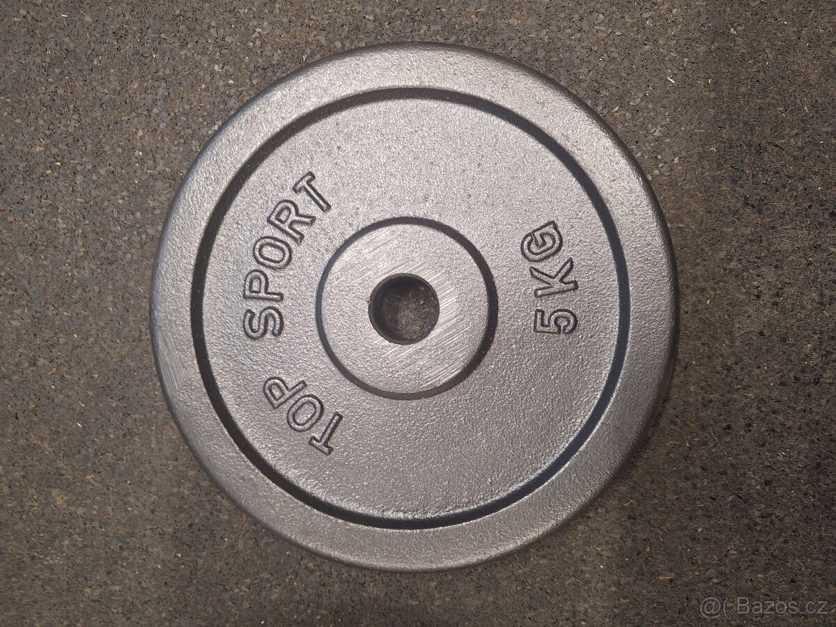 Olympijské kotouče s úchopy TOPSPORT - 5