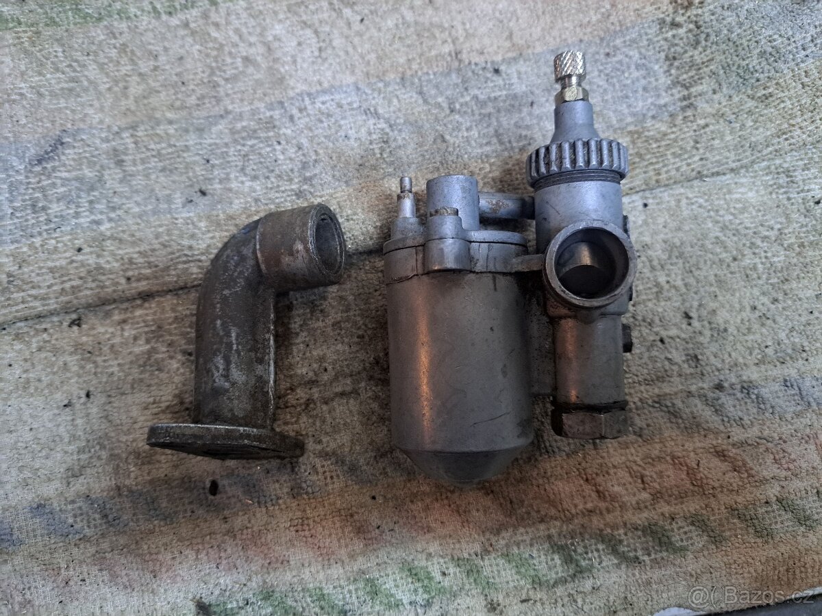 Jawa 50 555 - karburátor Jikov 2914HZ + kolínko - 5