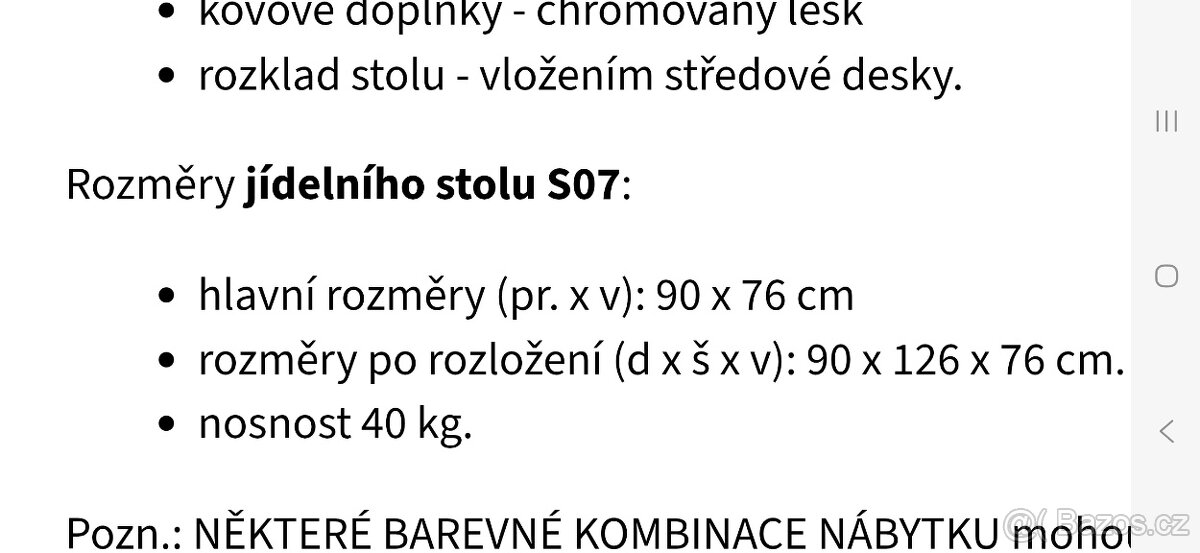 Jídelní stůl Tadeáš S07 - 5