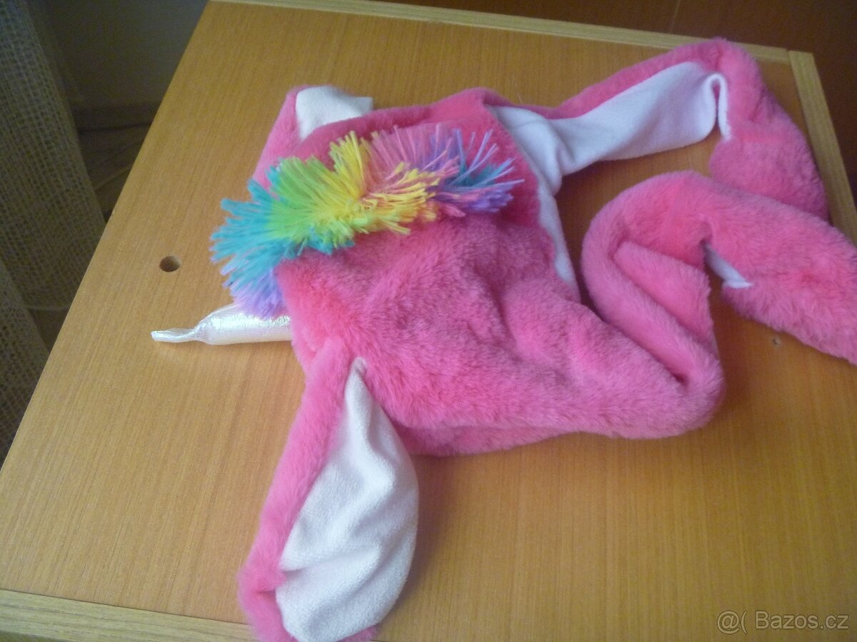 2 čepice - medvídek a jednorožec - 5