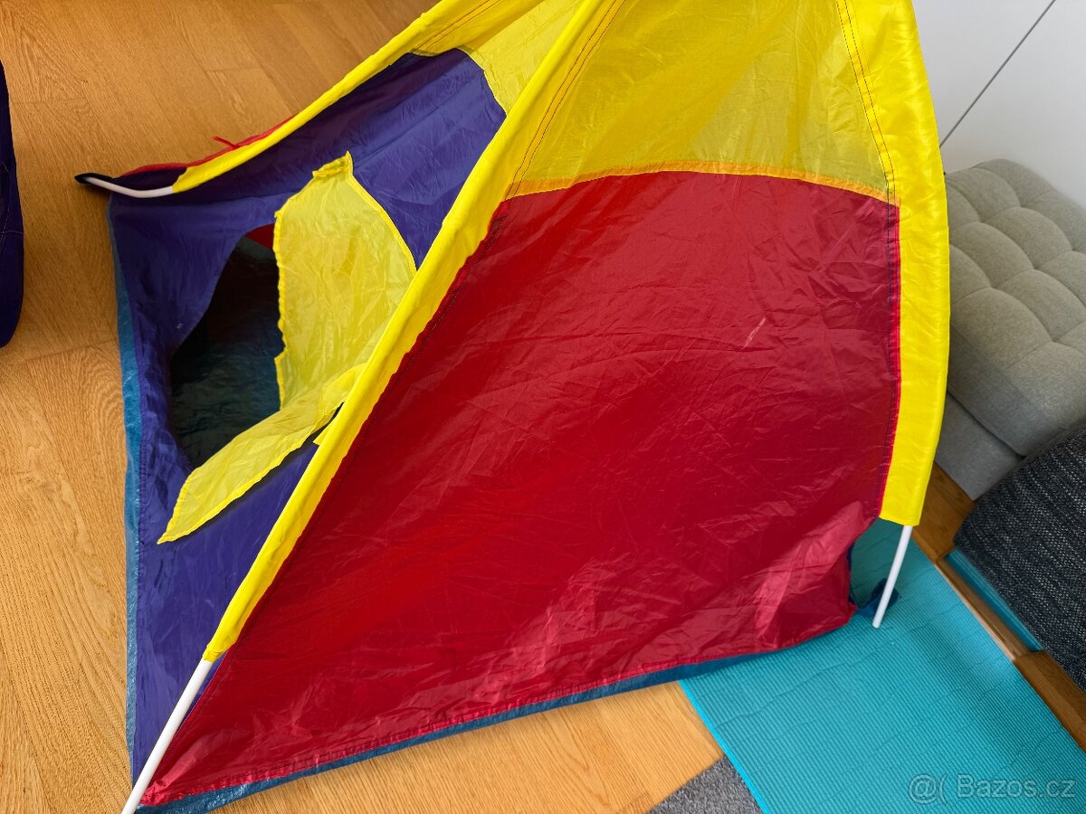 Dětský stan s tunelem - 5