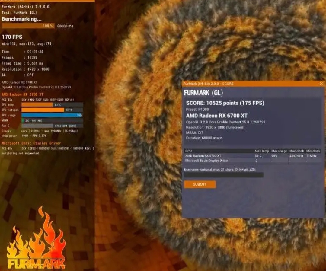 AMD Radeon RX 6700 XT Challenger Pro 12GB - 5