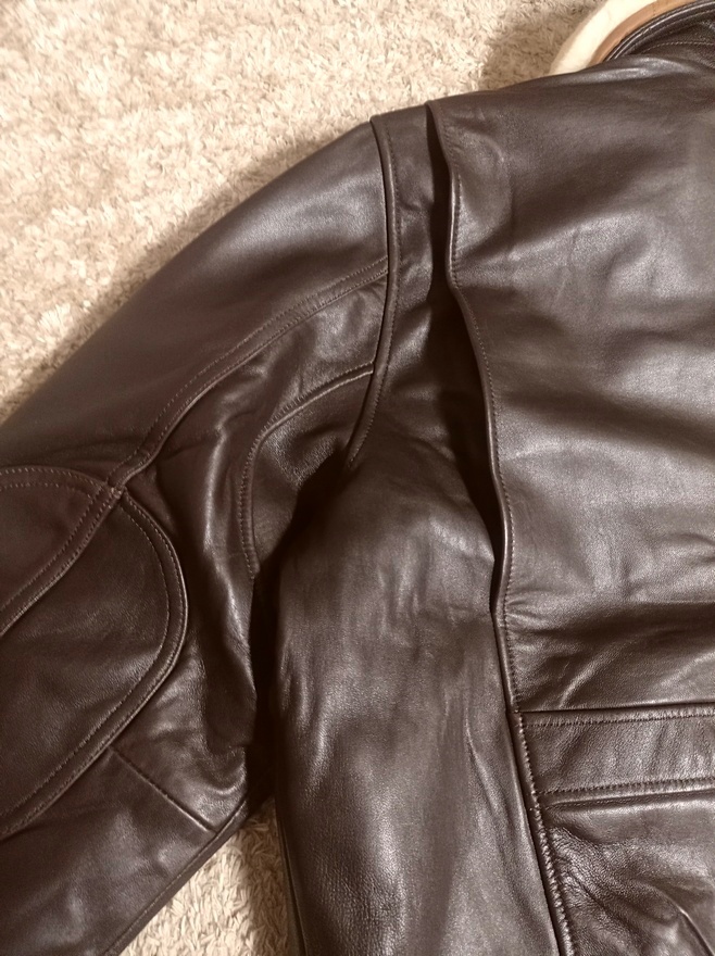 NOVÁ letecká kožená bunda G-1 - XL - 5