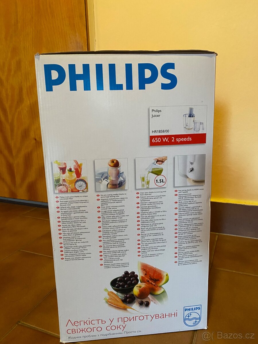 Odšťavňovač Philips juicer HR1858/00 - 5