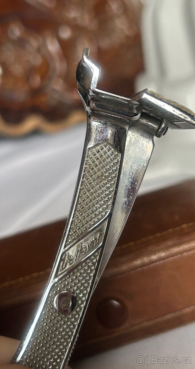 Starý holicí strojek De Haven – Model No. 3 (USA) - 5