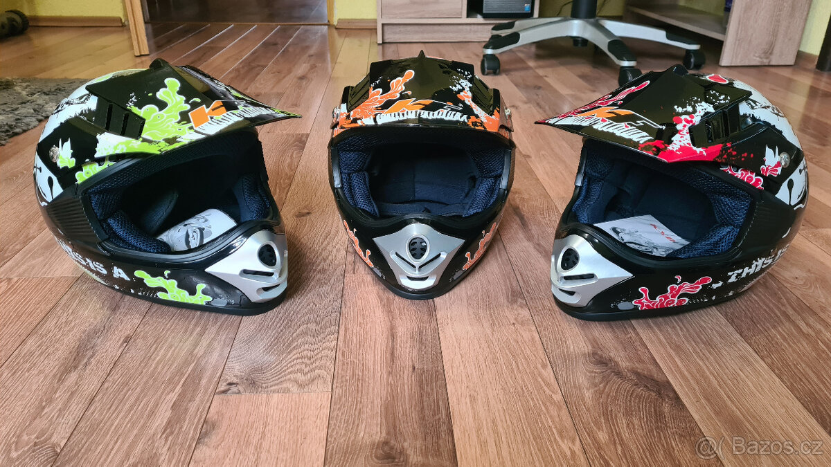 Dětská motokrosová helma KXD vel. XL 53 - 54 - 5