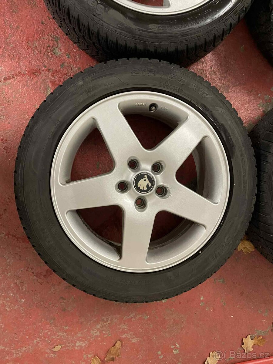 Prodám disky vč. zimní pneu na Škoda Octavia/Superb - 5