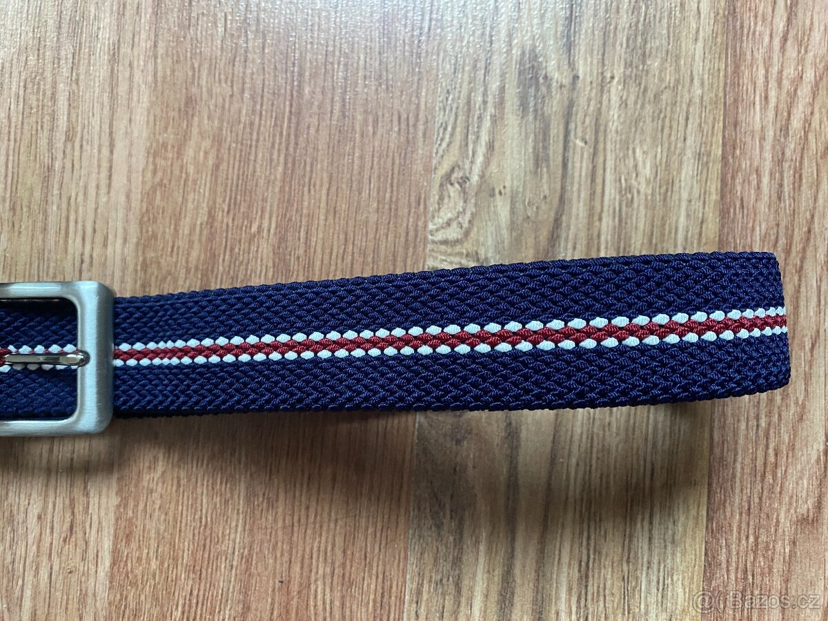 Nový pánský pružný opasek Bandi - L/XL, modrý do fialové - 5